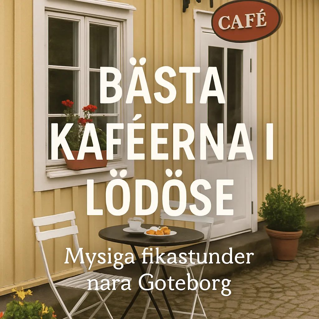 Bästa kaféerna i Lödöse – mysiga fikastunder nära Göteborg
