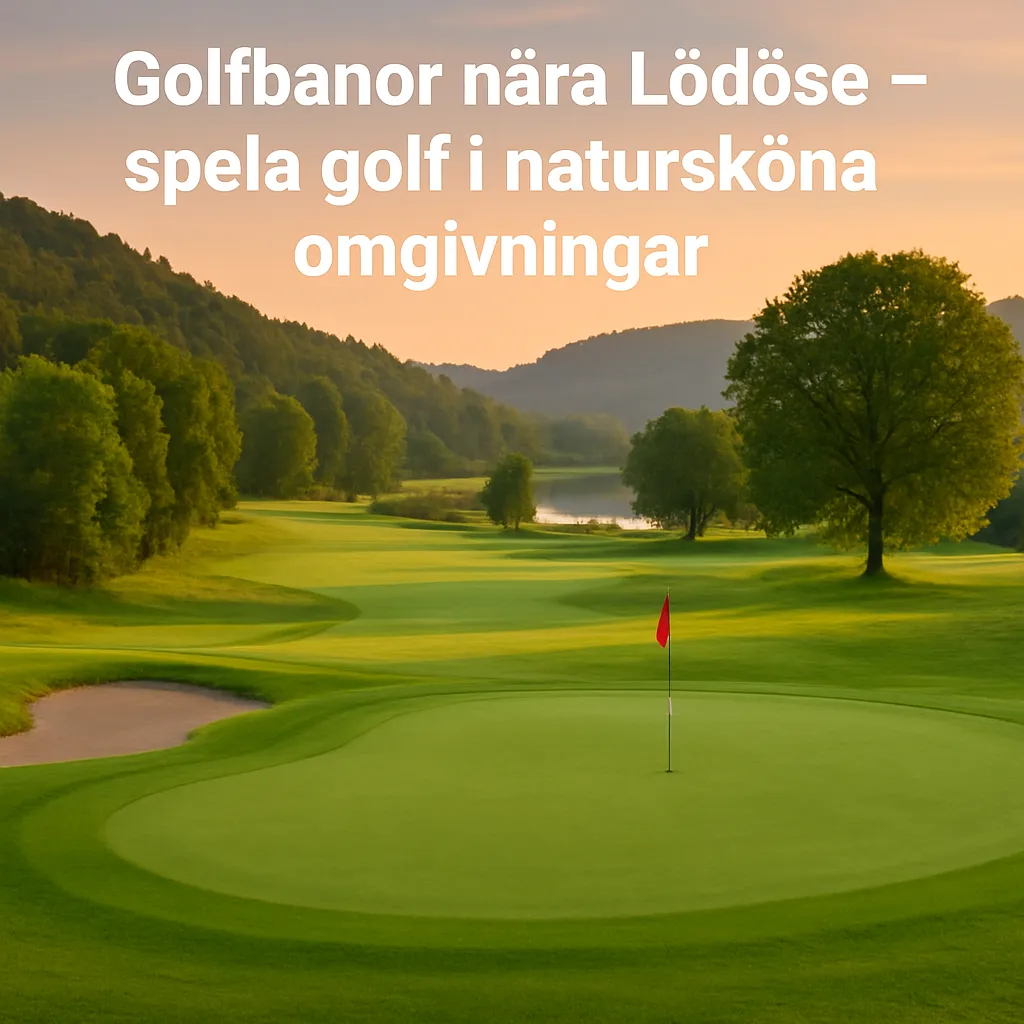 Golfbanor nära Lödöse – spela golf i natursköna omgivningar