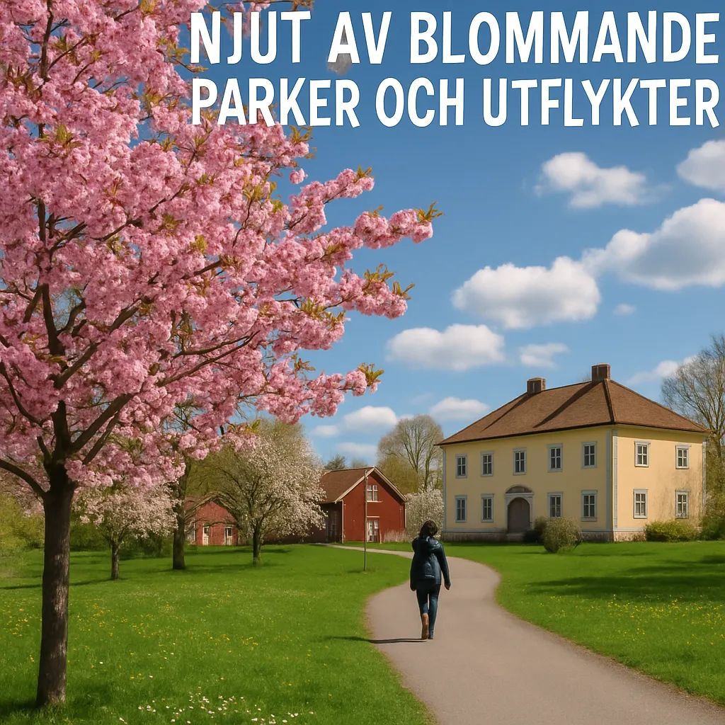 Vår i Lödöse – njut av blommande parker och utflykter
