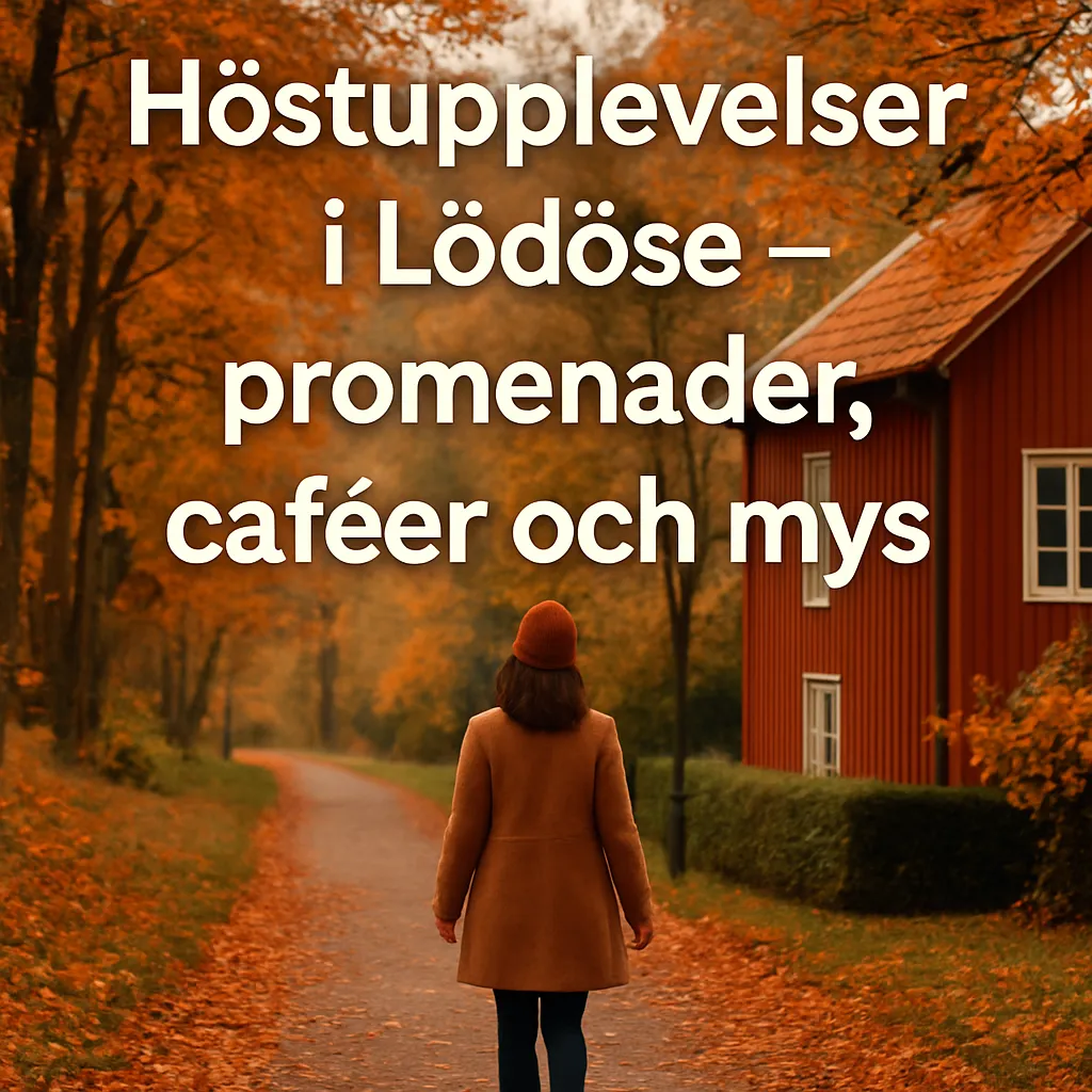 Höstupplevelser i Lödöse – promenader, caféer och mys