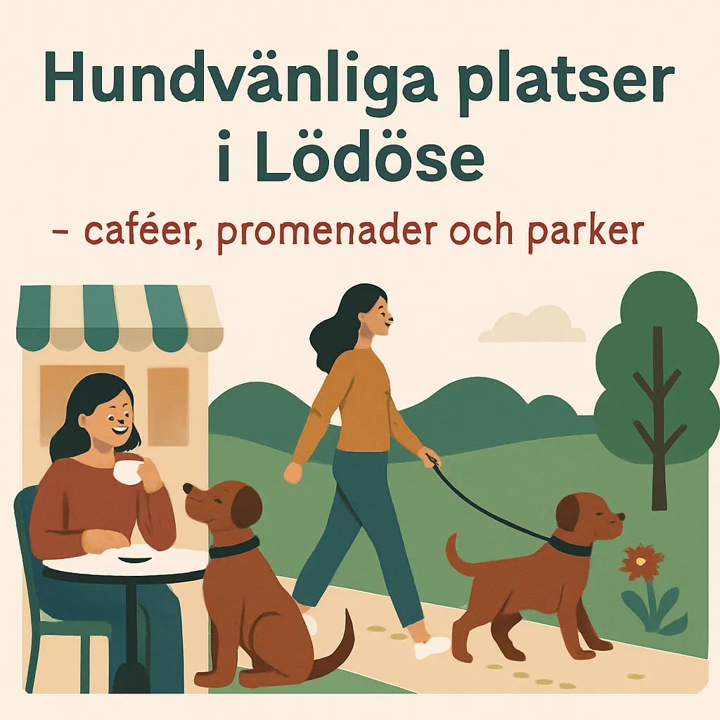 Hundvänliga platser i Lödöse – caféer, promenader och parker