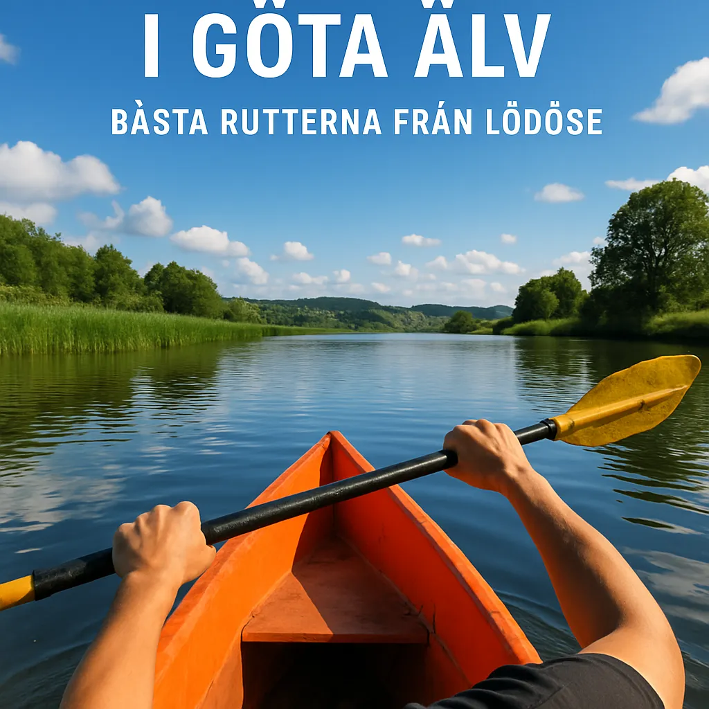 Kanotpaddling i Göta älv – bästa rutterna från Lödöse