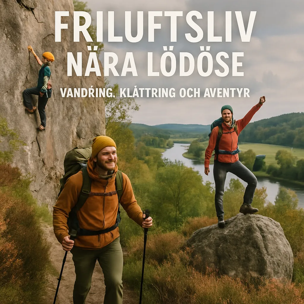 Friluftsliv nära Lödöse – vandring, klättring och äventyr