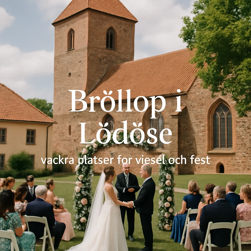 Bröllop i Lödöse – vackra platser för vigsel och fest